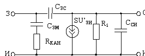  расчет величин элементов эквивалентной схемы транзистора 1