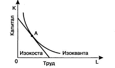 Производственная функция фирмы, изокванта и изокоста 4