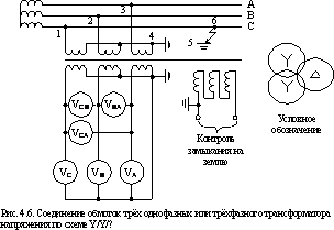  схемы соединений трансформаторов напряжения 2