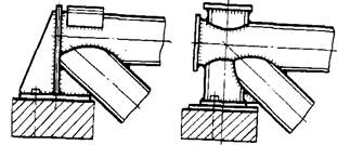 Рисунок порядок сварки стыков труб с козырьком  1