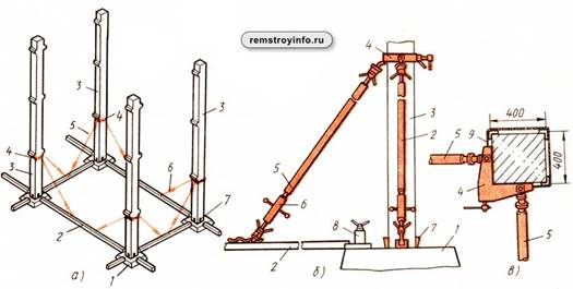 Методы монтажа железобетонных конструкций каркасных зданий 1