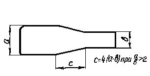 Таблица зависимость радиусов скругления от способа литья  1