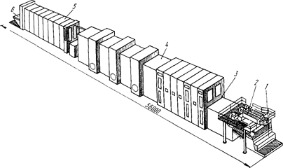Рисунок механизированная поточная линия для производства макарон с сушкой в лотковых кассетах 1