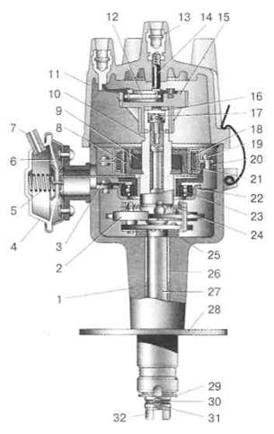 Система зажигания двигателя змз  1