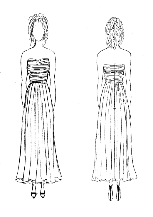 Проект разработки проектной конструкторской документации на изготовление женского вечернего платья 3